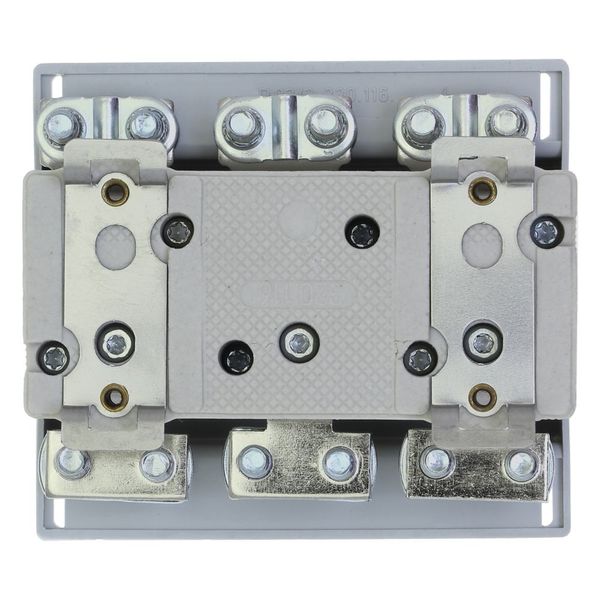 Fuse-base, LV, 63 A, AC 400 V, D02, 3P, IEC, DIN rail mount, suitable wire 1.5 - 4 mm2, 2xM5 o/p terminal, 2xM5 i/p terminal image 40