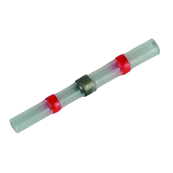 Solder crimp connector 0.5-1.0 mm2 transparent red image 2