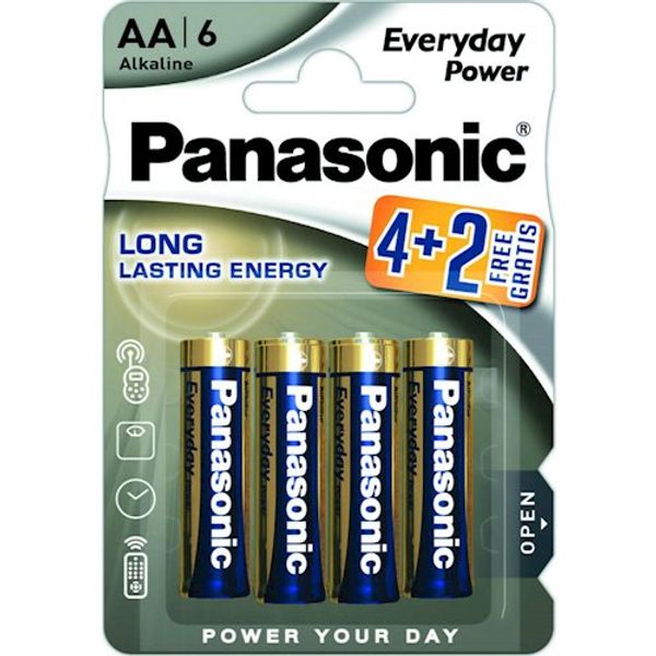 PANASONIC Everyday Power LR6 AA BL4+2 image 1