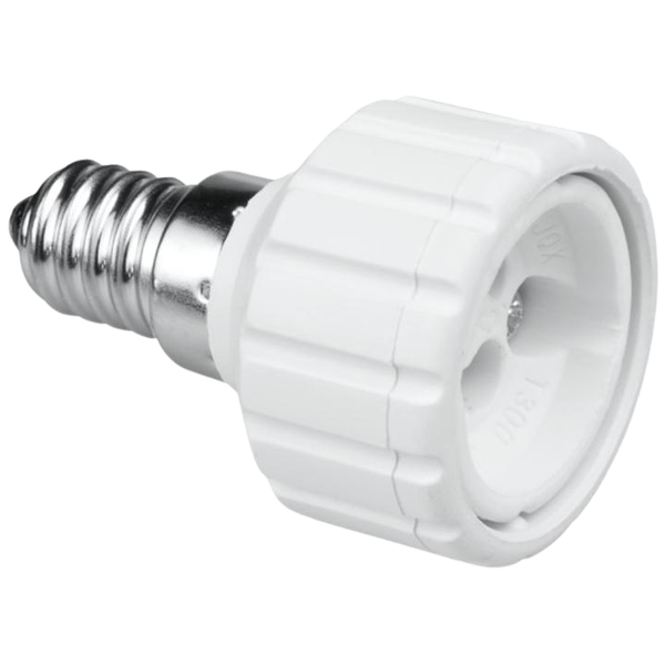 Lamp Holder Adapter E14-GU10 White THORGEON image 1