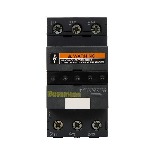 Eaton Bussmann series Optima fuse holders, 600 Vac or less (UL/CSA 30A), 690 Vac or less (IEC 32A), 0-30A, Philslot Screws/Pressure Plate, Three-pole image 1