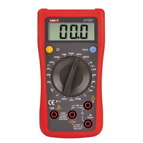 Multimeter UT132C CATII temperature, continuity buzzer, diode UNI-T image 1