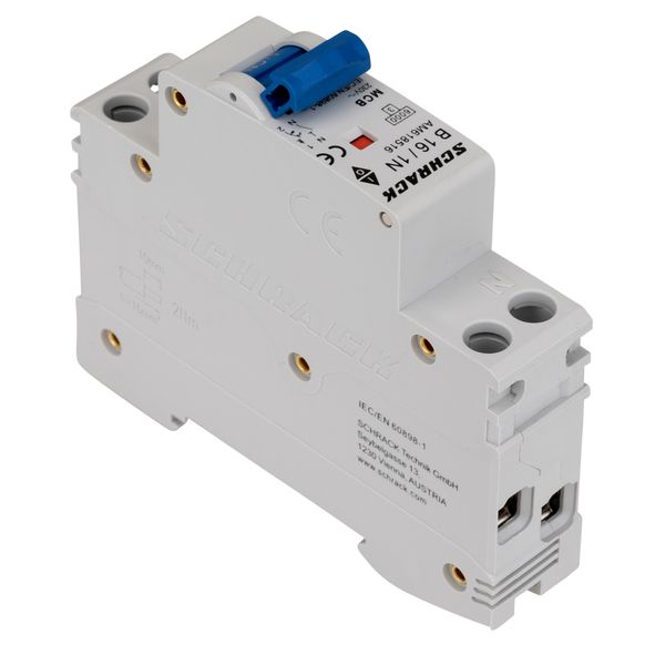 Miniature Circuit Breaker (MCB) AMPARO 6kA, B 16A, 1+N, 1MW image 6