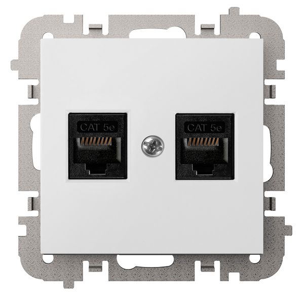 SANTRA 2XRJ40 COMPUTER FLUSH-MOUNTED SOCKET n/f image 3