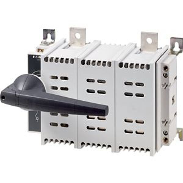 DC switch disconnector, 800 A, 2 pole, 1 N/O, 1 N/C, with grey knob, service distribution board mounting image 2