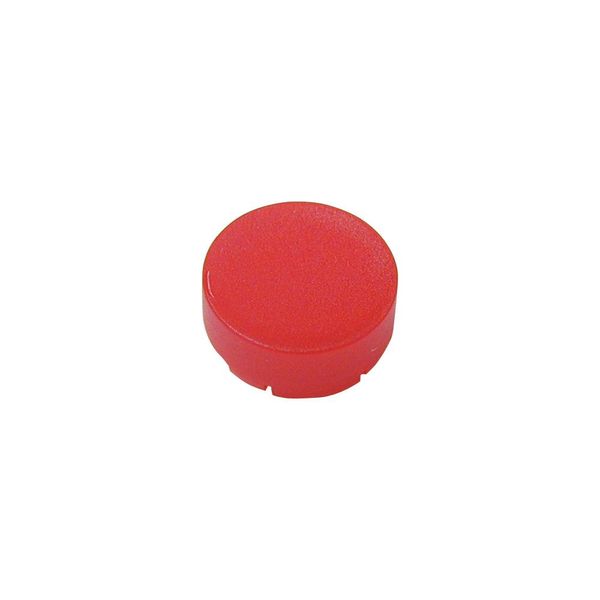 Button lens, raised red, blank image 3