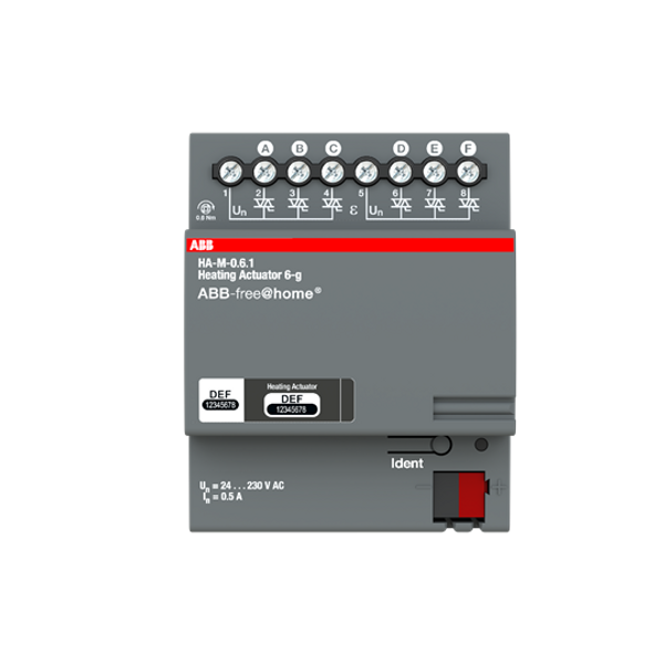 HA-M-0.6.1 Heating Actuator, 6-fold, 230 V, MDRC image 3