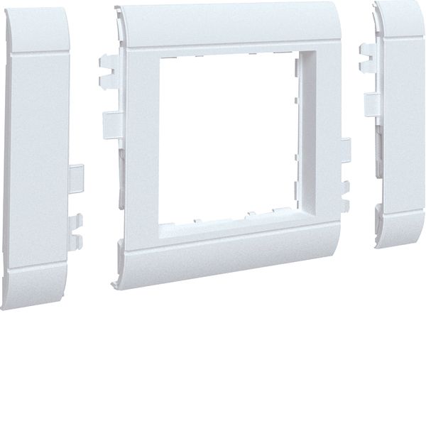 Frame cover 50 modular Lid 80 halogen free traffic white image 1