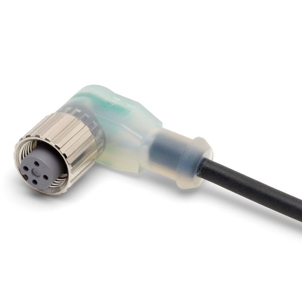 Sensor cable, M12 right-angle socket (female), 4-poles, A coded, PVC f image 4