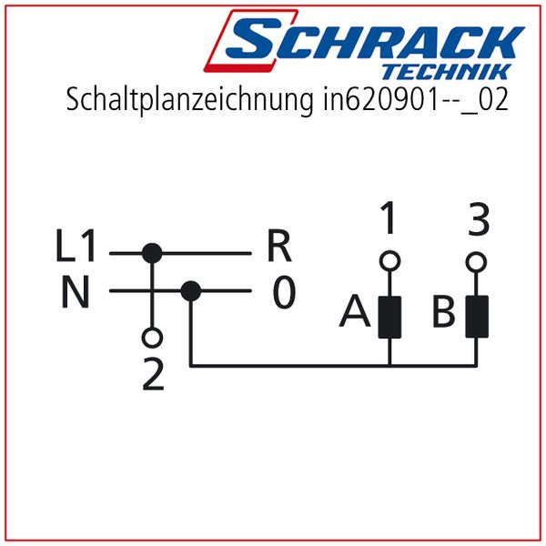 Gang Switch 1-pole, 10A, central mounting 22,5mm image 3