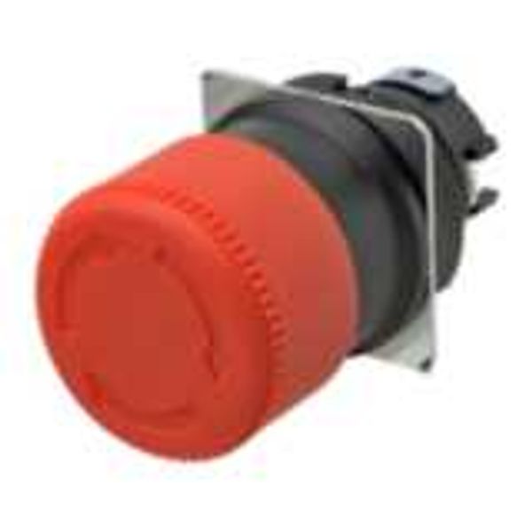 Emergency stop switch, non-illuminated, 30 mm dia., push-lock/turn-res image 3