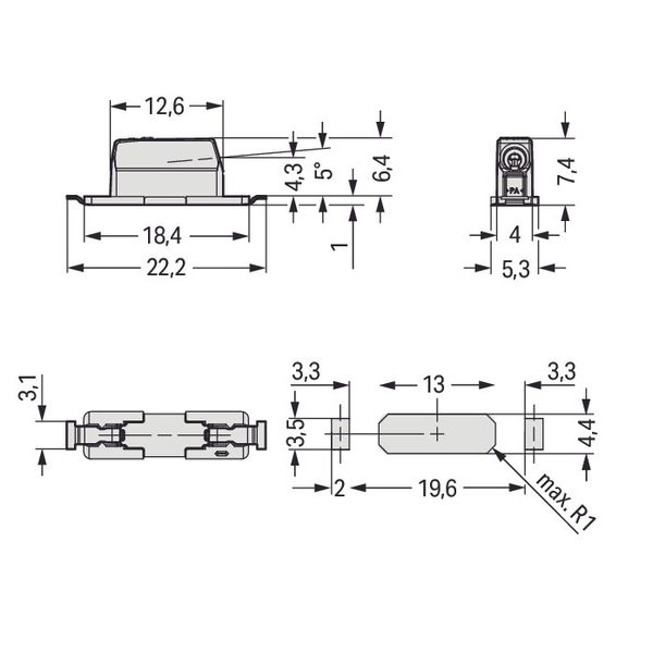 Through-Board SMD PCB Terminal Block image 4