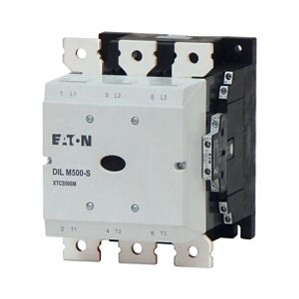 Contactor, 380 V 400 V 265 kW, 2 N/O, 2 NC, 110 - 120 V 50/60 Hz, AC operation, Screw connection image 5