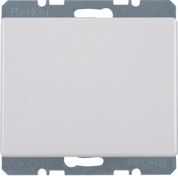 Blind plug with centre plate Arsys polar white, glossy image 2