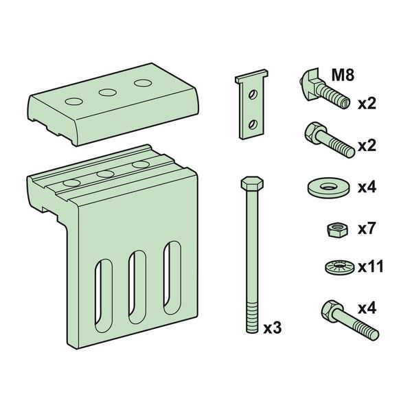 VERB 4000A VOOR HZ RAILSTEL 10MM image 1