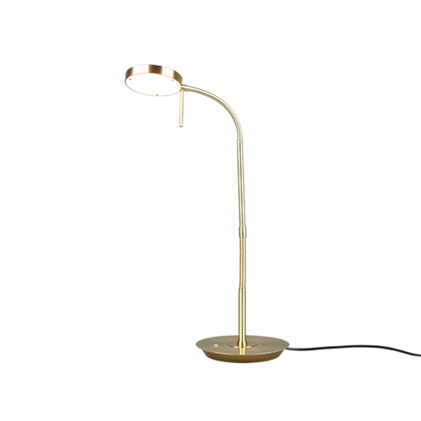 Monza LED table lamp matt brass image 1