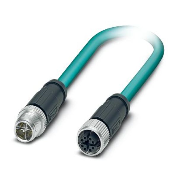 SAC-4P-M12MS/ 0,6-PUR/M12MS SH - Sensor/actuator cable image 1