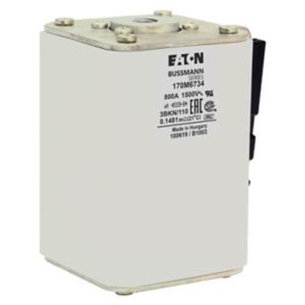 Fuse-link, high speed, 315 A, AC 1250 V, size 3, 76 x 92 x 159 mm, aR, IEC, UL, single indicator image 22