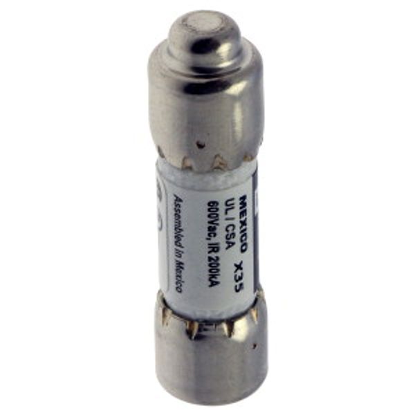 Fuse-link, LV, 0.75 A, AC 600 V, 10 x 38 mm, CC, UL, fast acting, rejection-type image 10