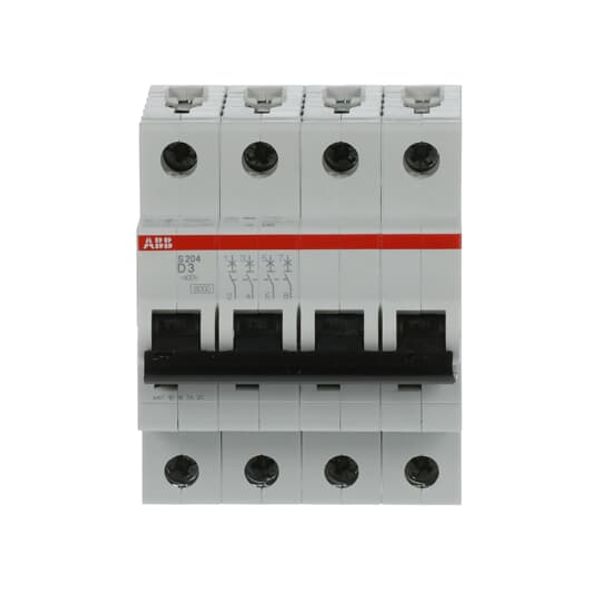 S204-C3 Miniature Circuit Breaker - 4P - C - 3 A image 5