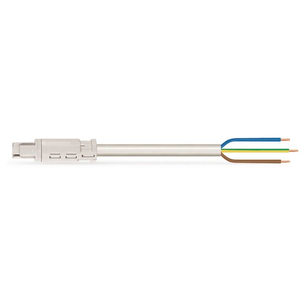 pre-assembled connecting cable Eca Socket/open-ended white image 2