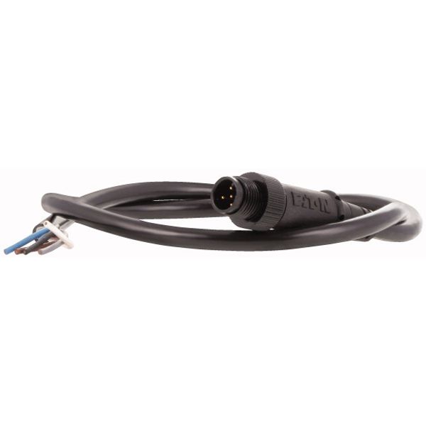 I/O round cable IP67, 0.6 meters, 5-pole, Prefabricated with M12 plug image 3