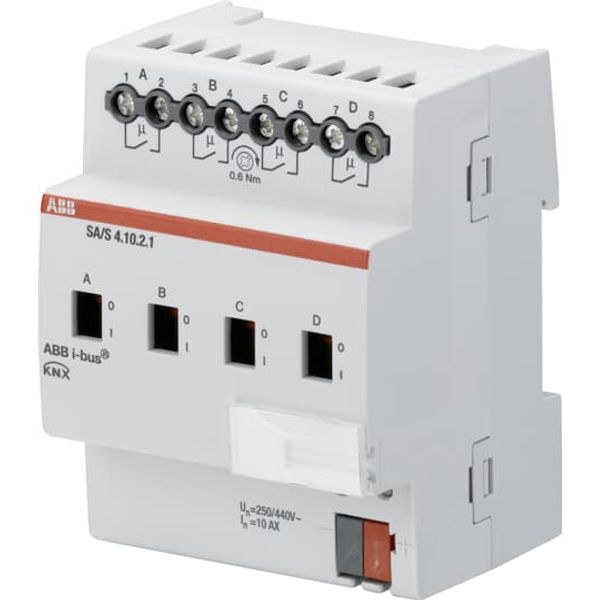 SA/S4.10.2.1 Switch Actuator, 4-fold, 10 A, MDRC image 2