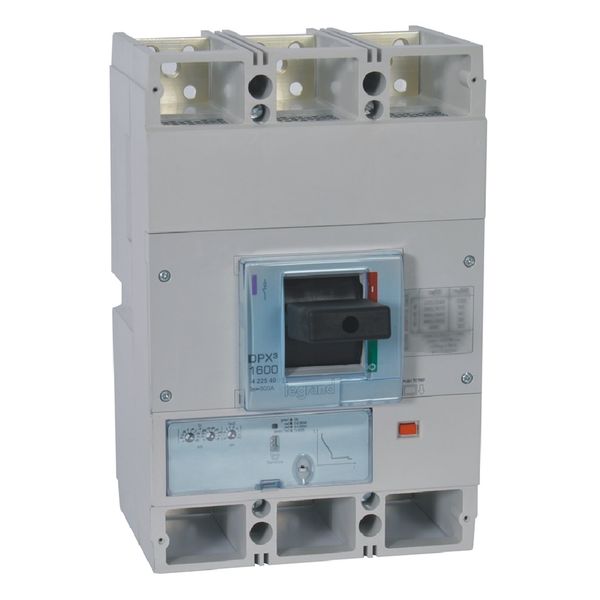 MCCB DPX³ 1600 - S1 electronic release - 3P - Icu 36 kA (400 V~) - In 800 A image 1