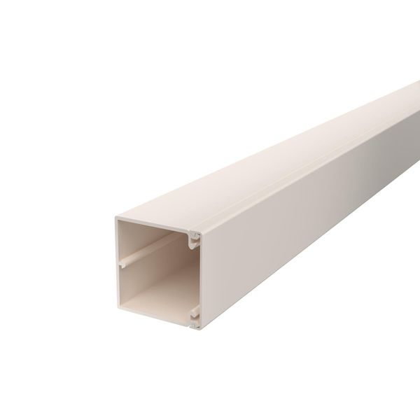 WDK60060CW  Wall and ceiling channel, with perforated bottom, 60x60x2000, cream white Polyvinyl chloride image 1