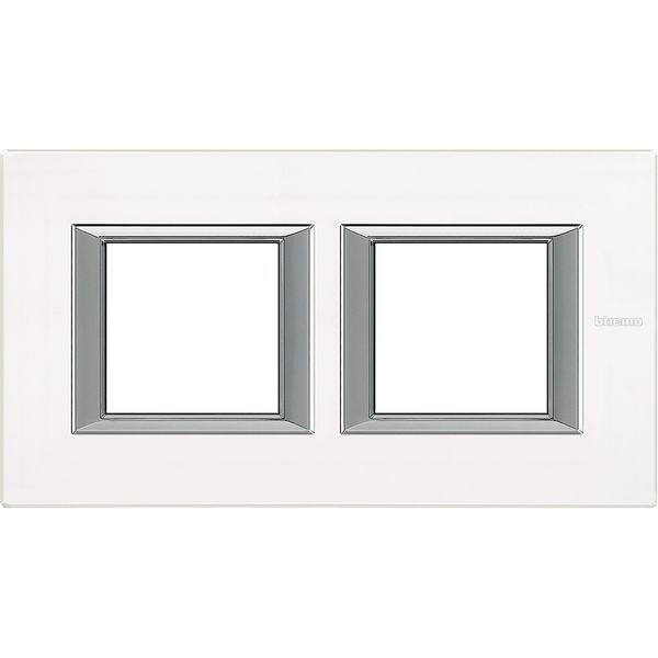 axolute - pl 2x2P 71mm orizz vetro bianco image 1