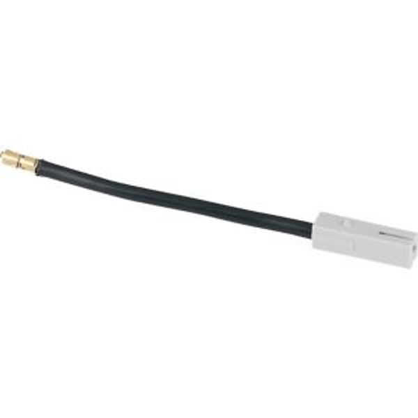 Plug with cable 6mm², L=120mm, black image 2
