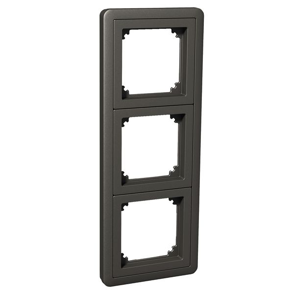 Exxact Combi 3-gang frame anthracite image 4