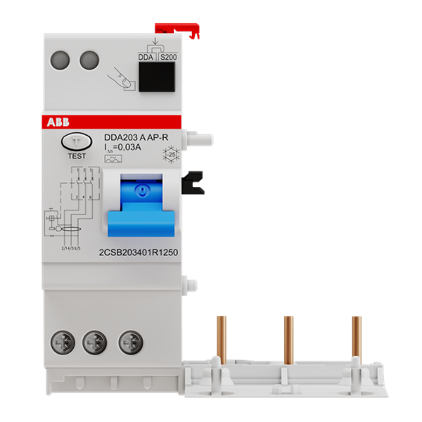 DDA203 A-25/0.03 AP-R Residual Current Device Block image 1