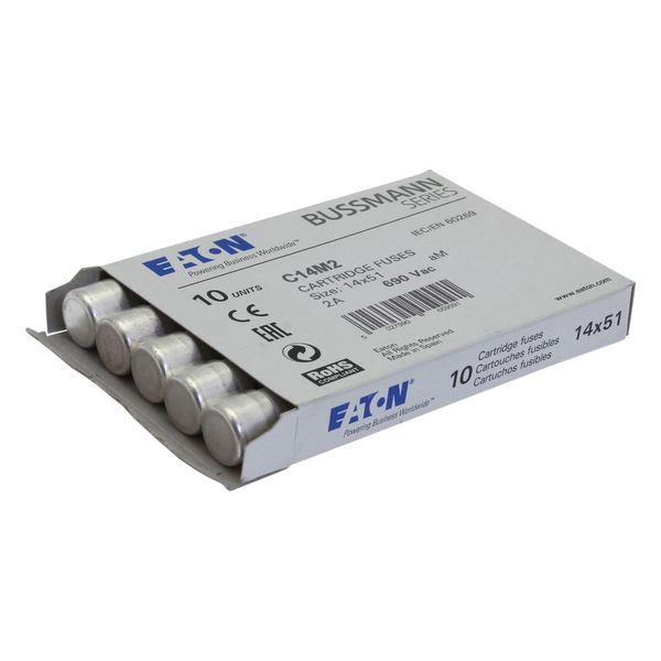 Fuse-link, LV, 2 A, AC 690 V, 14 x 51 mm, aM, IEC image 14