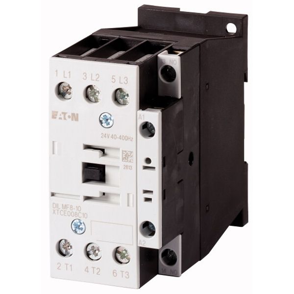Contactors for Semiconductor Industries acc. to SEMI F47, 380 V 400 V: 7 A, 1 N/O, RAC 24: 24 V 50/60 Hz, Screw terminals image 1