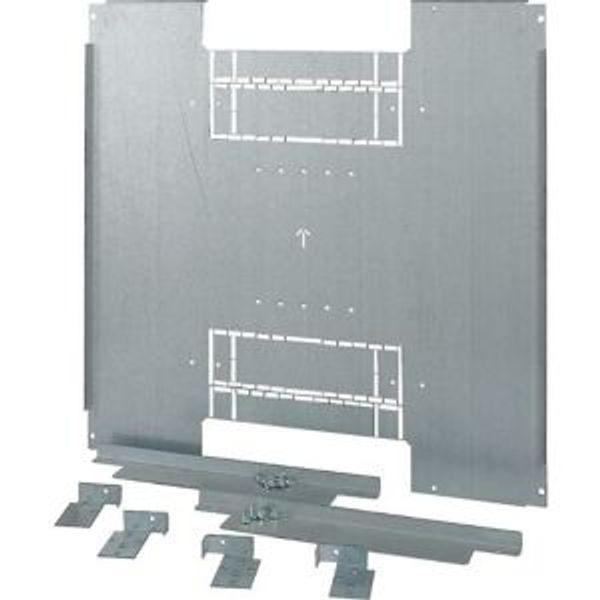 Mounting plate, NZM4, 3/4p, fixed version, W=800mm image 4