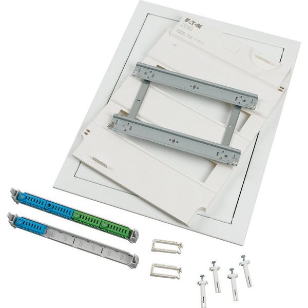 Flush-mounting expansion kit with plug-in terminal double-row, form of delivery for projects image 3