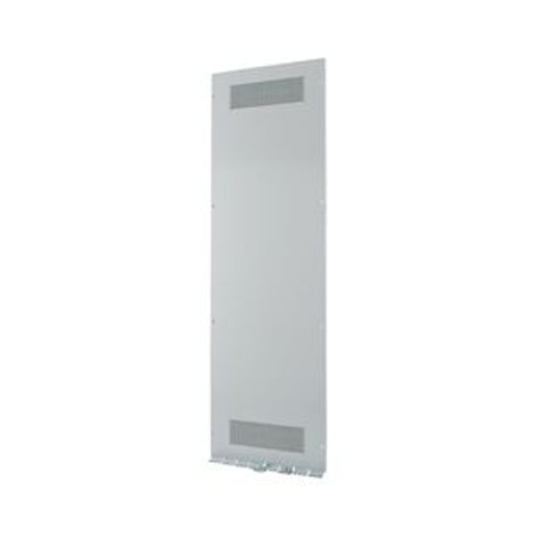 Front plate (section high), ventilated, W=600mm, IP31, grey image 2