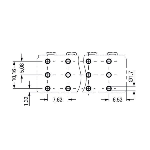 831-3608 THT male header; 1.0 x 1.2 mm solder pin; straight image 11