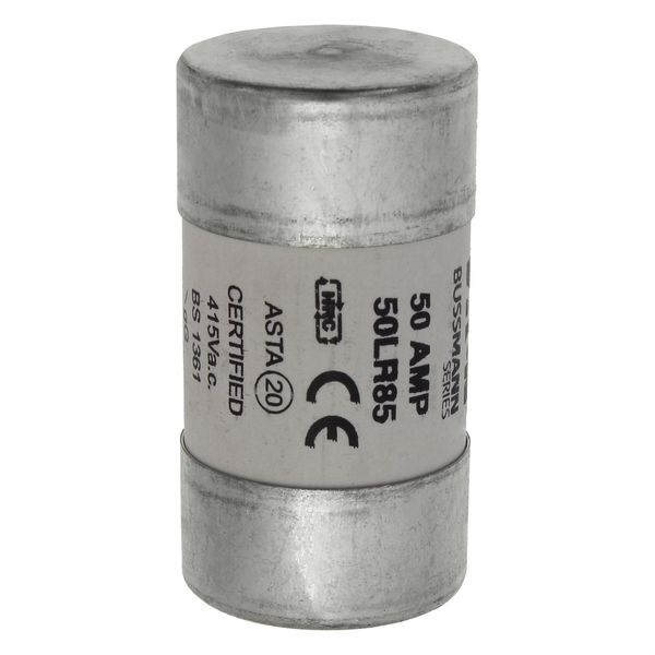 House service fuse-link, low voltage, 50 A, AC 415 V, BS system C type II, 23 x 57 mm, gL/gG, BS image 34