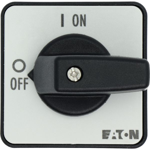 On-Off switch, T0, 20 A, flush mounting, 3 contact unit(s), 6 pole, with black thumb grip and front plate image 32