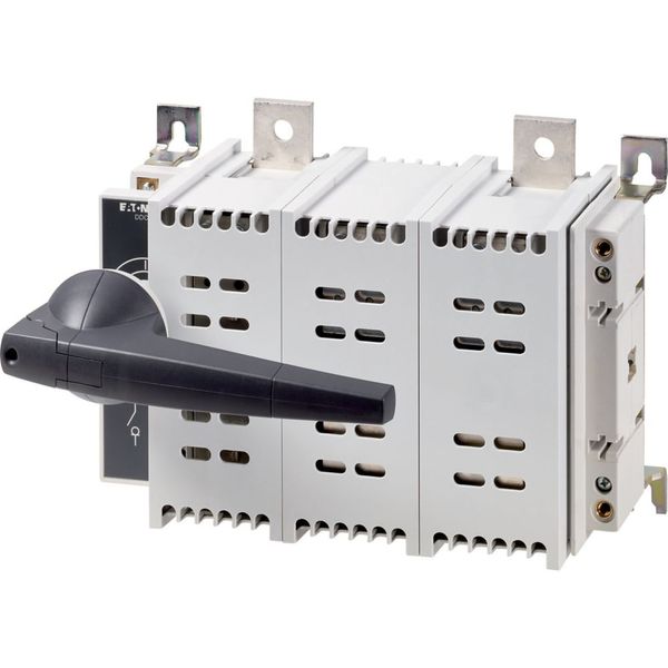 DC switch disconnector, 800 A, 2 pole, 1 N/O, 1 N/C, with grey knob, service distribution board mounting image 4