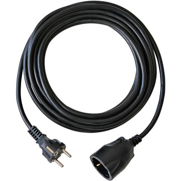 Plastic Extension Cable Black 5m H05VV-F 3G1,5 image 1