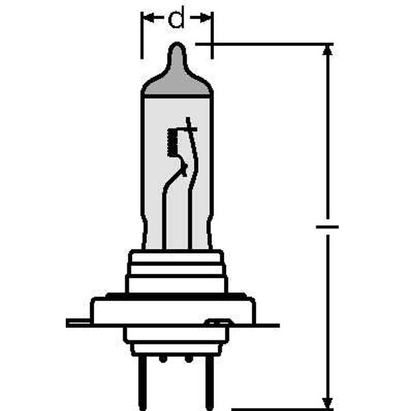 64210ALL 55W 12V PX26D FS1 OSRAM image 2