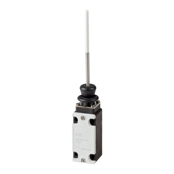 Position switch, 1N/O+1N/C, narrow, IP65_x, spring-rod actuator image 2