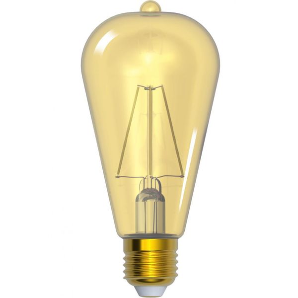 LED Bulb Filament E27 4W ST64 2200K Gold SkyLight image 1