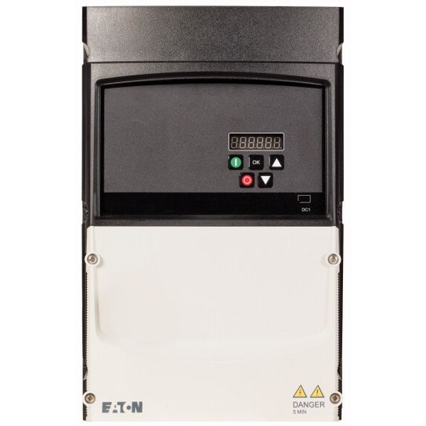 Variable frequency drive, 400 V AC, 3-phase, 46 A, 22 kW, IP66/NEMA 4X, Radio interference suppression filter, Brake chopper, 7-digital display assemb image 1