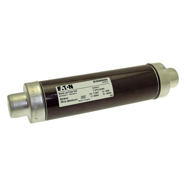 Fuse-link, medium voltage, 80 A, AC 7.2 kV, 3", 76 x 292 mm, back-up, DIN, with striker image 5