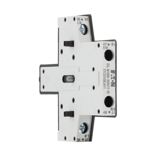 Auxiliary contact module, 2 pole, Ith= 10 A, 1 N/OE, 1 NCL, Side mounted, Screw terminals, DILM40 - DILM225A image 15