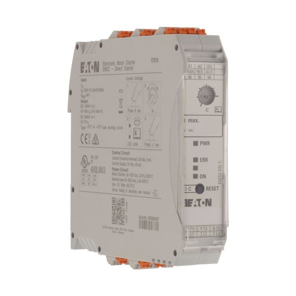 DOL starter, 24 V DC, 1,5 - 6,5 (AC-53a), 9 (AC-51) A, Push in terminals image 7